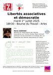 Libertés associatives et démocratie 01.07.25 -  voir en grand cette image"