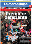 La Une La marseillaise 20.01.23  -  voir en grand cette image"