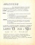 13 mai 1968, l'appel unitaire aux arlésiens. -  voir en grand cette image"