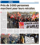 La Provence page d'Arles 20.01.23 -  voir en grand cette image"