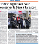 La Provence 19.06.15 Sécu Tarascon -  voir en grand cette image"
