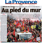 Une de la Provence 06.12.19 -  voir en grand cette image"
