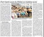 La Provence 19.06.15 Sécu Port St Louis -  voir en grand cette image"