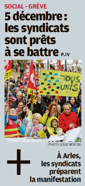 La Une de la Provence 03.12.19 - PNG - 269&nbsp;ko