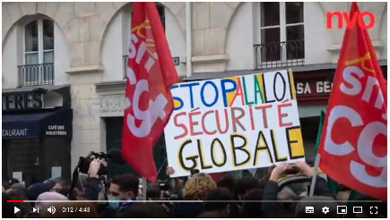 La manif du 17 novembre en vidéo avec la NVO