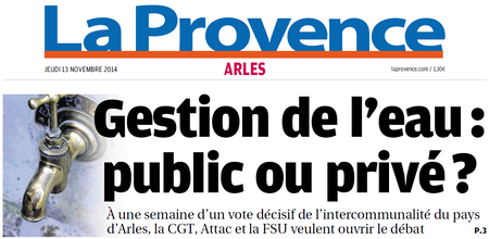 La "UNE" de la Provence 13.11.14 - PNG - 212.4 ko